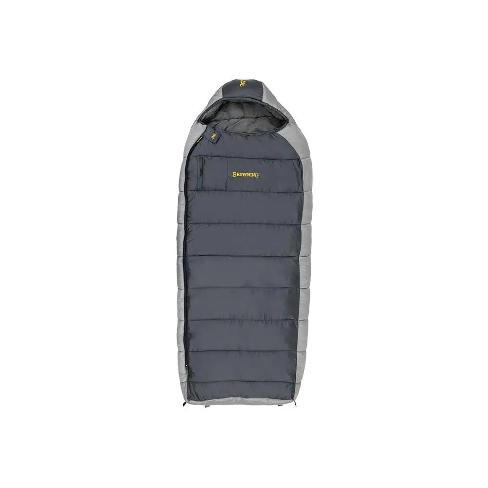 Alps Brands Sleeping Bags Browning Camping Mckinley Degree Bag 36x90’’ Grey Buy at Faith and Freedom Outdoors