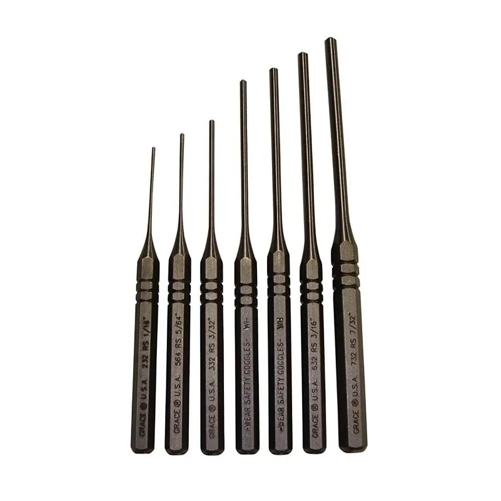 Altus Brands Llc - Pro-ears Punches - Grace Usa Steel Roll Spring Punch Set 7/ct Buy at Faith and Freedom Outdoors