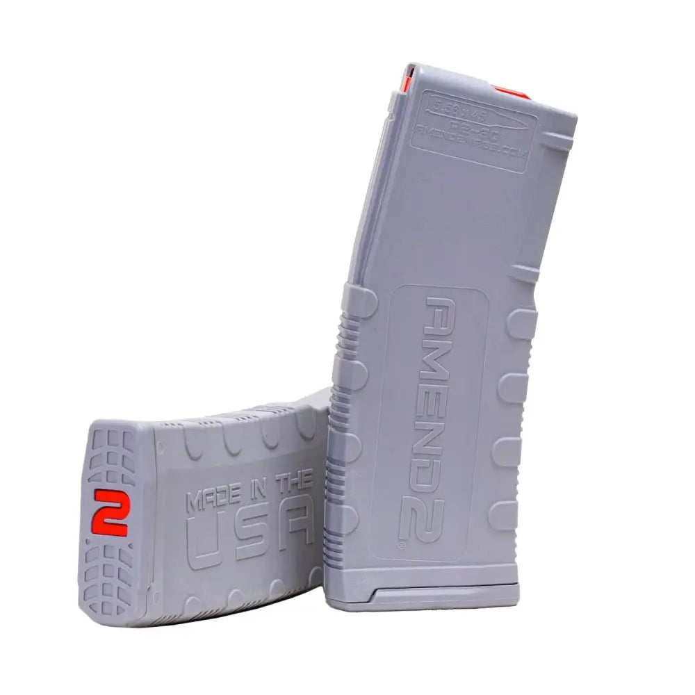 Amend2 Rifle Magazines Ar-15 Magazine Grey 223 Rem/5.56mm 30 Round Buy at Faith and Freedom Outdoors