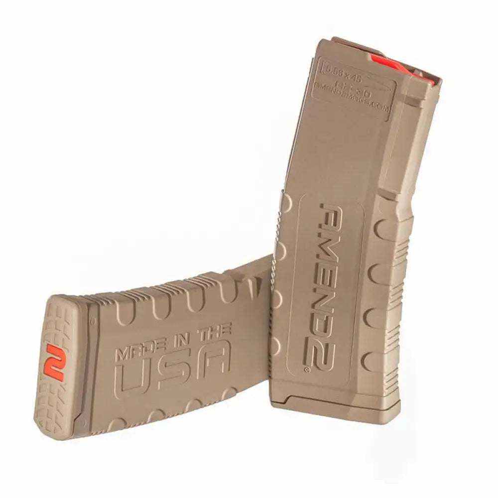Amend2 Rifle Magazines Ar-15 Polymer Magazine Mod-2 Model 223/556 - 30 Round Fde Buy at Faith and Freedom Outdoors