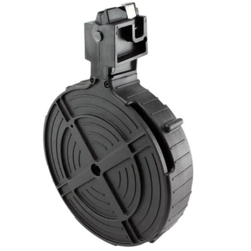 American Tactical Inc-ati Rifle Magazines Ati German Sports Rotary Magazine Drum Ruger 10/22 22 Lr Black Polymer 110/rd