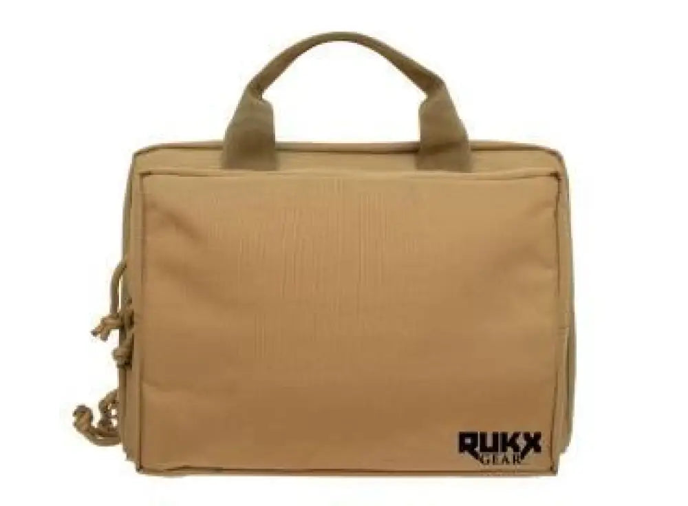 American Tactical Inc-ati Shooting|handgun Cases Ati Double Pistol Case Tan Rukx Gear Buy at Faith and Freedom Outdoors