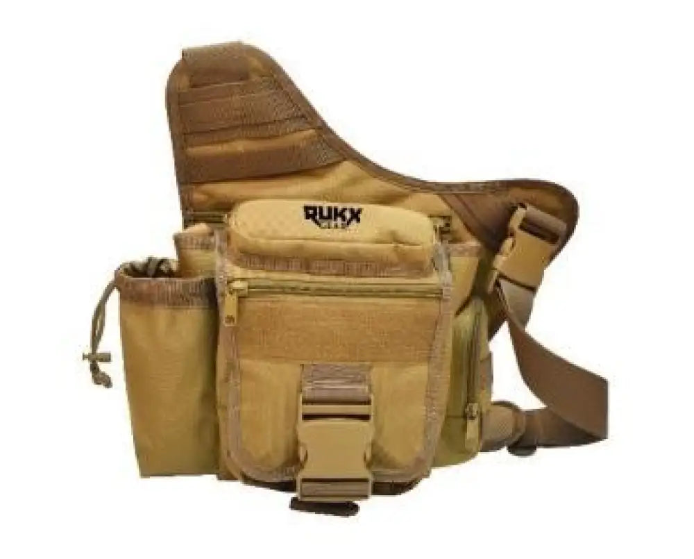 American Tactical Inc-ati Waist Packs Ati Single Strap Sling Bag Tan Rukx Gear Buy at Faith and Freedom Outdoors