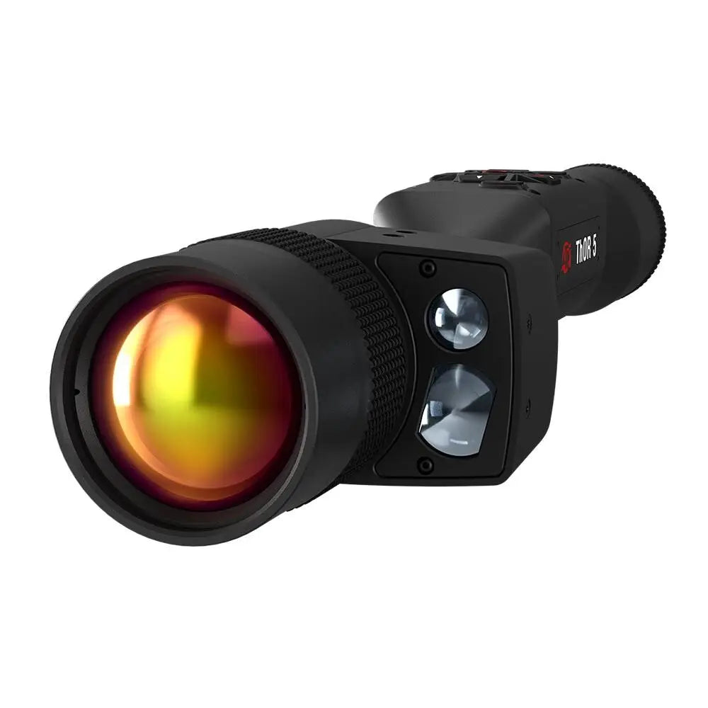 American Technologies Network Optics|thermal Rifle Scopes Atn Thor 5 Lrf Thermal Scope 4-32x 640x480 12 Micron Black
