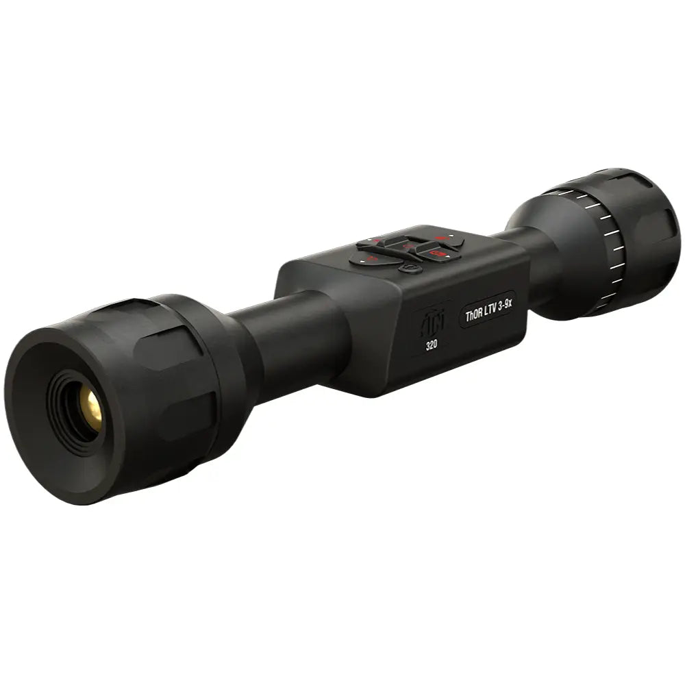 American Technologies Network Thermal Rifle Scopes Atn Thor Ltv 3-9x 320x240 12 Micron Ultra Lite Scope with Video
