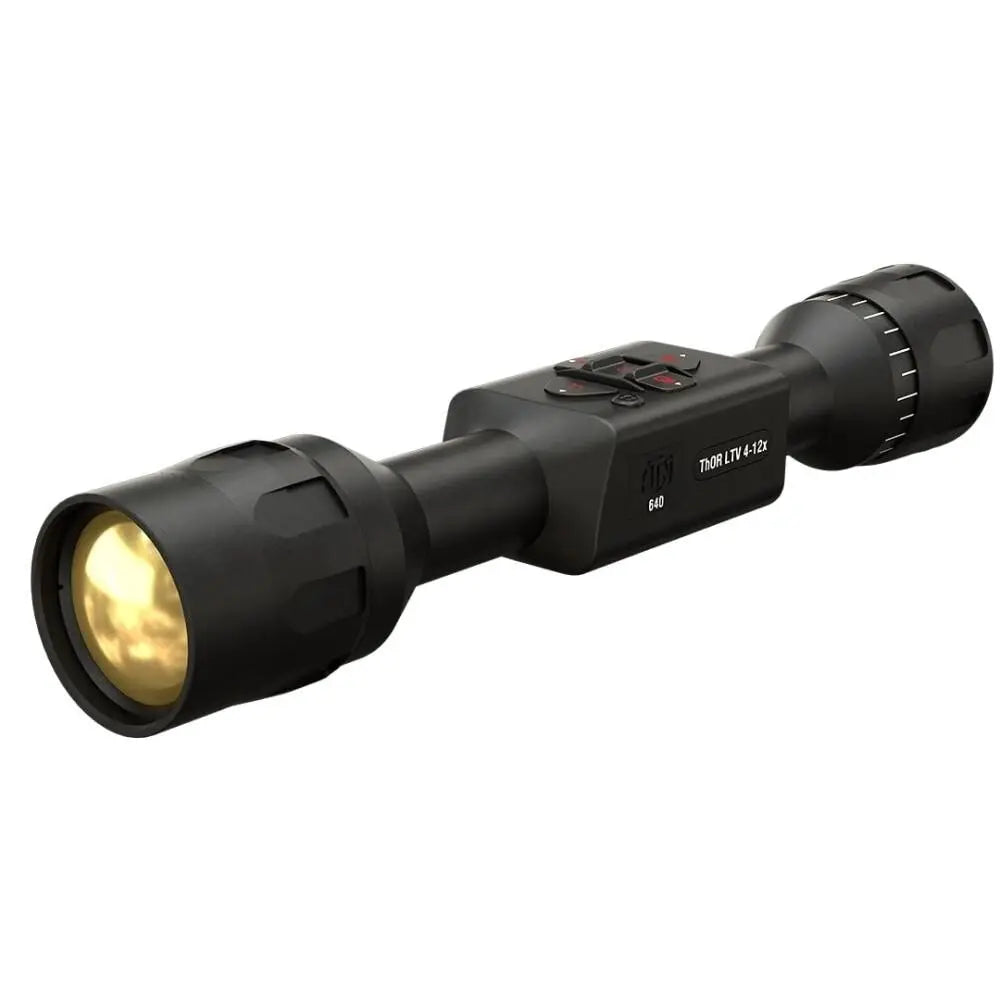American Technologies Network Thermal Rifle Scopes Atn Thor Ltv 4-12x 640x480 12 Micron Ultra Lite Scope with Video