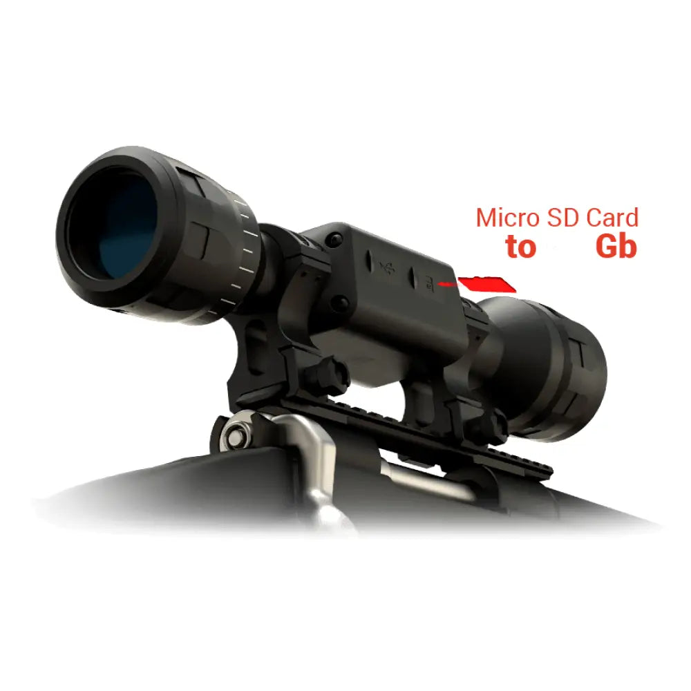 American Technologies Network Thermal Rifle Scopes Atn Thor Ltv 4-12x 320x240 12 Micron Ultra Lite Scope with Video