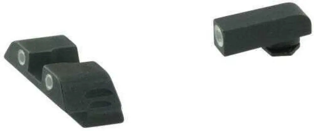 Ameriglo Gl5115 Classic 3 Dot Night Sight Fits Glock 17/19/19x/26/34 Gen5 Tritium Green W/white Outline Front