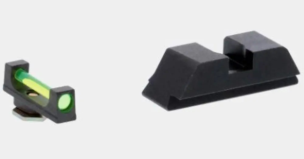Ameriglo Night Sights Green Fiber.115 Front Black Rear for Glock 42-43-43x-48 Buy at Faith and Freedom Outdoors