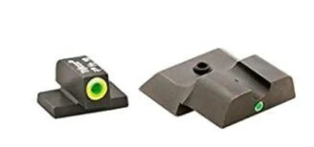 Ameriglo Night Sights Green Tritium Lime Lumi Outline/green Single Dot for S&w M&p Shield Buy at Faith and Freedom