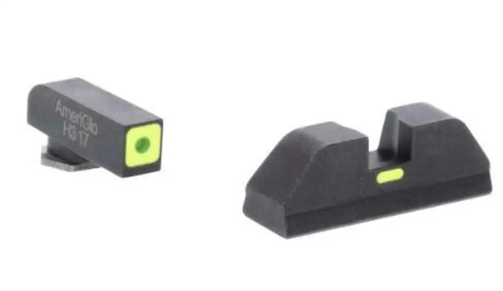 Ameriglo Night Sights Green Tritium Limegreenlumi Outline Square (non Trit) Rear for Glock Gen 5 Buy at Faith