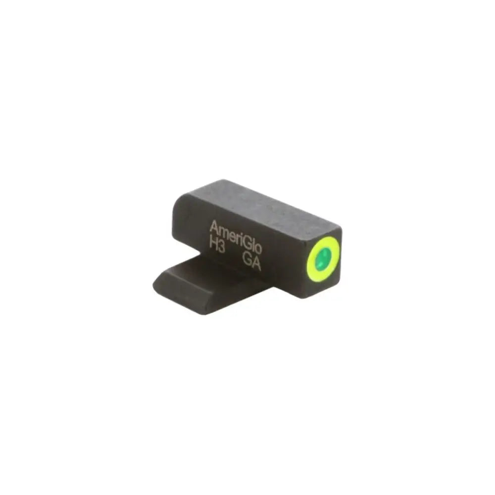 Ameriglo Night Sights Green Tritium Lumigreen Outline Front 220in h.140in w Hellcat Buy at Faith and Freedom Outdoors