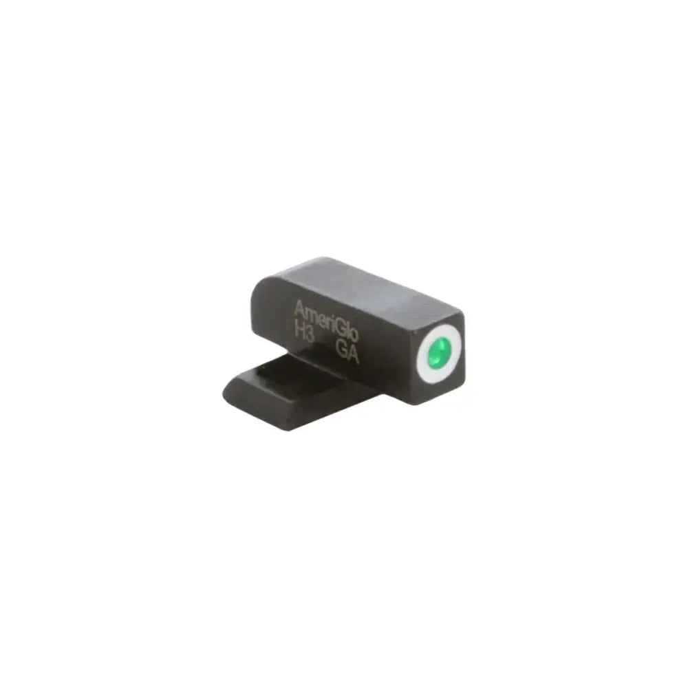 Ameriglo Night Sights Green Tritium White Outline Front Sight 220in h.140in w Hellcat Buy at Faith and Freedom Outdoors