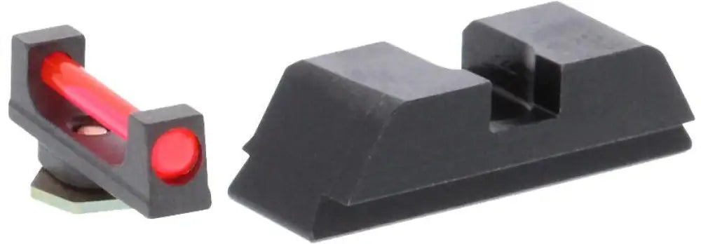 Ameriglo Night Sights Red Fiber.115 Front Black Rear for Glock 42-43-43x-48 Buy at Faith and Freedom Outdoors