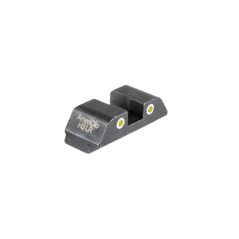 Ameriglo Night Sights Tritium 2-dot Rear Handgun Sight for Glock 42/43/43x/48 Yellow with White Front Buy at Faith