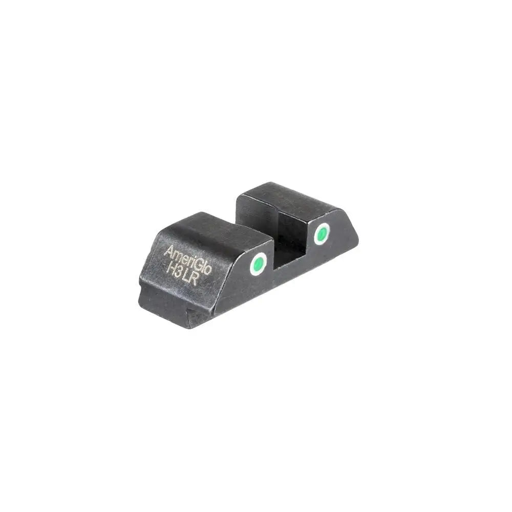 Ameriglo Night Sights Tritium 2-dot Rear Handgun Sight for Glock Green with White Front Buy at Faith and Freedom