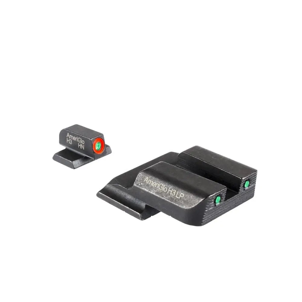 Ameriglo Night Sights Trooper Tritium Handgun Sight Set for S&w M&p (excludes 22/.380/shield/ez/pro) Green Rear