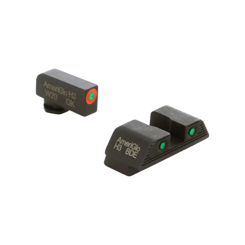 Ameriglo Night Sights Trooper Tritium Sight Set Green with Orange Front Black Rear for Glock Gen 5 Buy at Faith