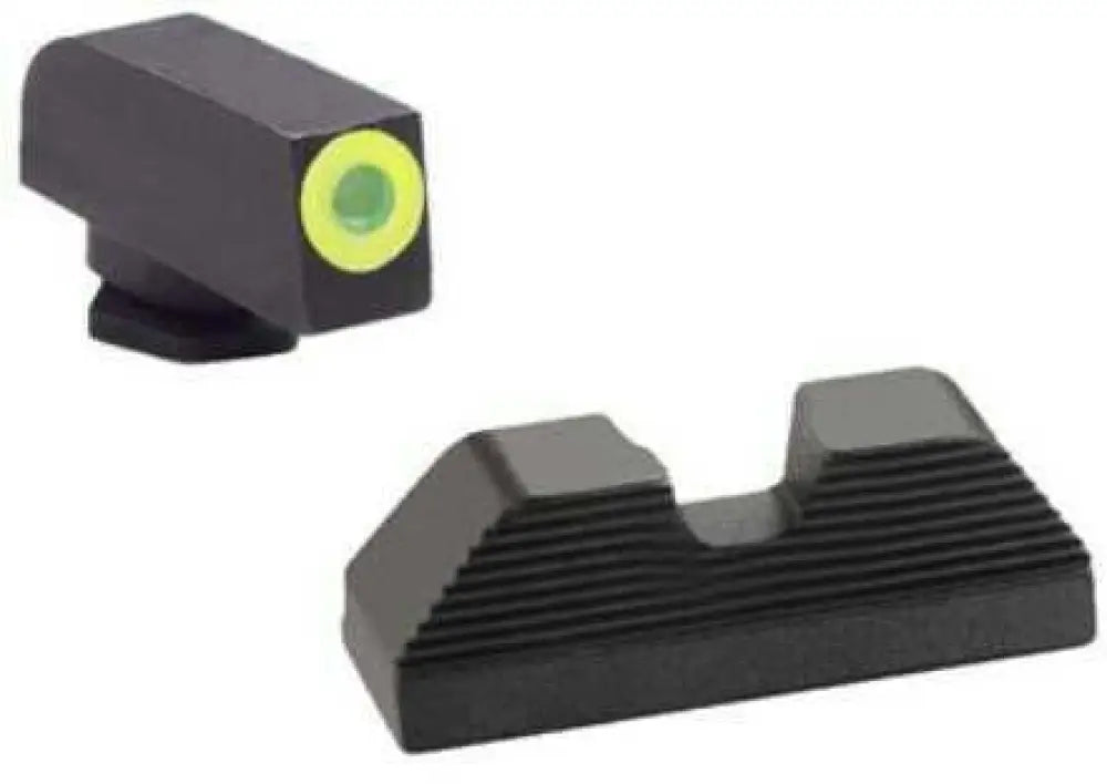 Ameriglo Protector Sight Fits Glk 17 19 22 23 24 26 27 33 34 35 37 38 39 Green Tritium Limegreenlumi Outline Front