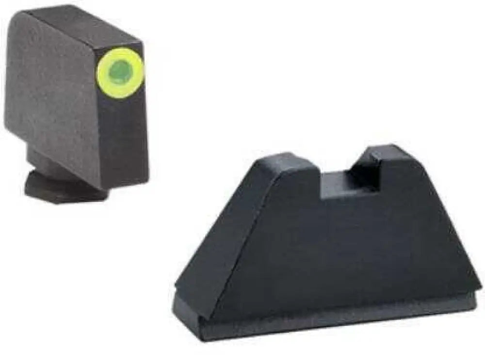 Ameriglo Sight Fits All for Glocks Except 42/43 Green Tritium Limegreenlumi Outline Front Black Rear Tall Suppressor