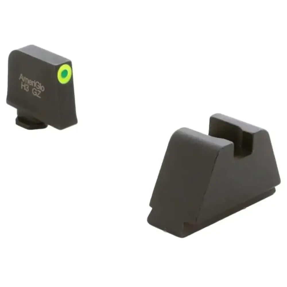 Ameriglo Suppressor Height Sights 4xl Tritium Night Sight Set for Glock Green with Outline Front Black Back Buy