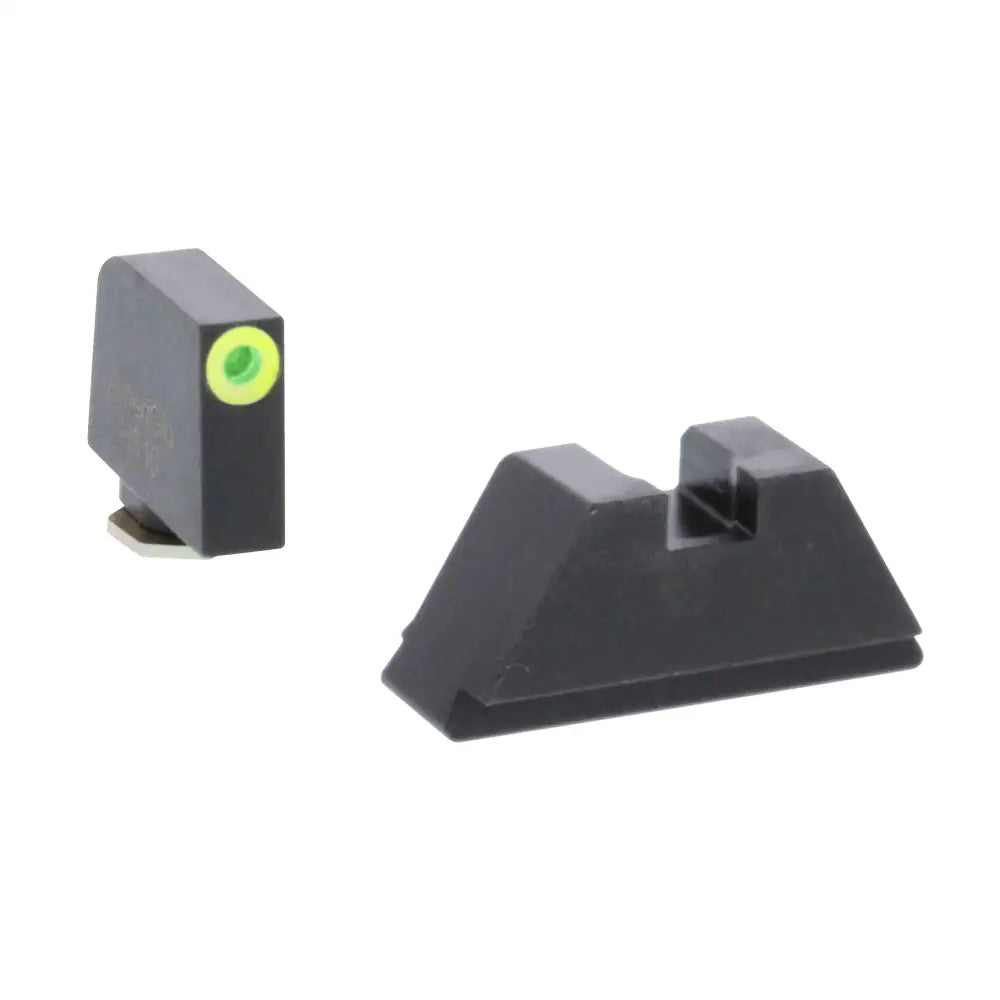 Ameriglo Suppressor Height Sights Glock Xl Tall Suppressor/optic Set (all Except 42-43) - Green Tritium w Lumigreen