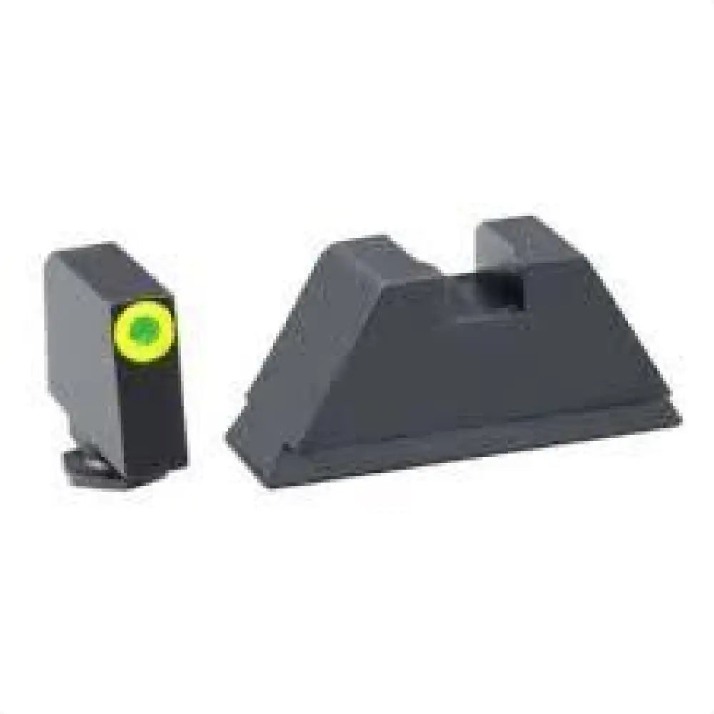 Ameriglo Suppressor Height Sights Green Tritium Limegreenlumi Outline.350/flatblack.429 for Glck Tallsupp Buy at Faith