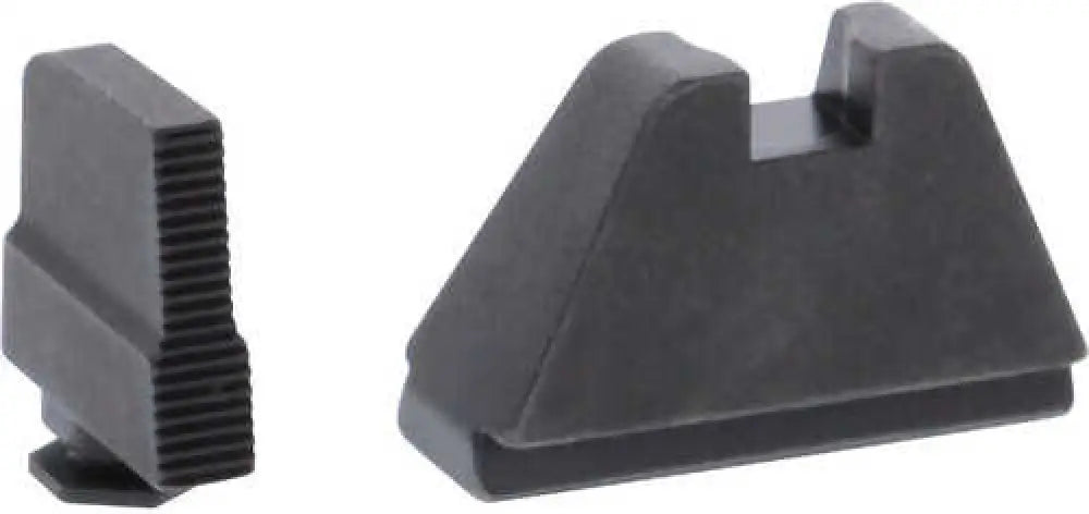 Ameriglo Tall Suppressor Height Sight 5xl Black Serrated Front Flat Rear Frame for Glock Except 42 & - Gl507
