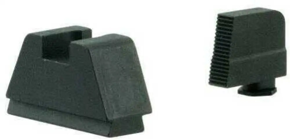 Ameriglo Tall Suppressor Sights 3xl Height Fits All for Glocks Except 42/43 Black Serrated.365’’ Front Flat.451’’ Rear