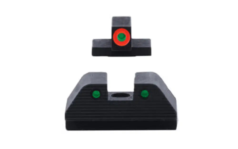 Ameriglo Trooper Sw M&p Org/green Buy at Faith and Freedom Outdoors - Handgun Sights - Night Sight
