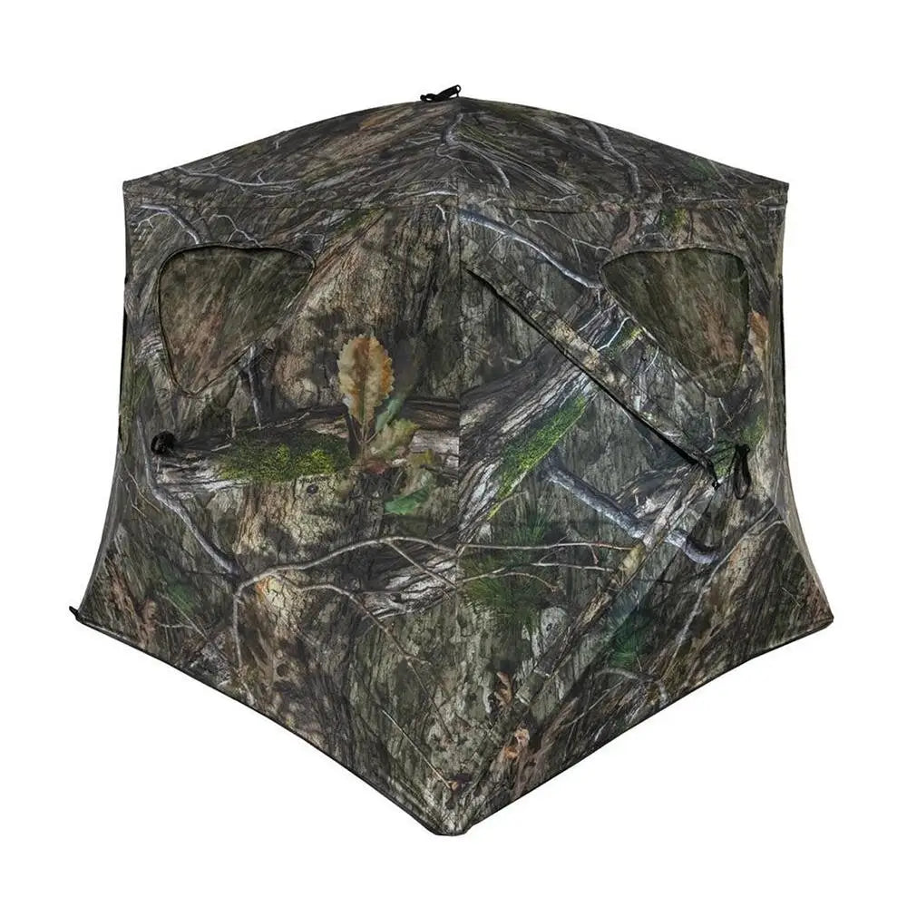 Ameristep/evolved Ingenuity Ground Blinds Ameristep Silent Brickhouse Wide Bottom Fire Retardant Blind Mossy Oak