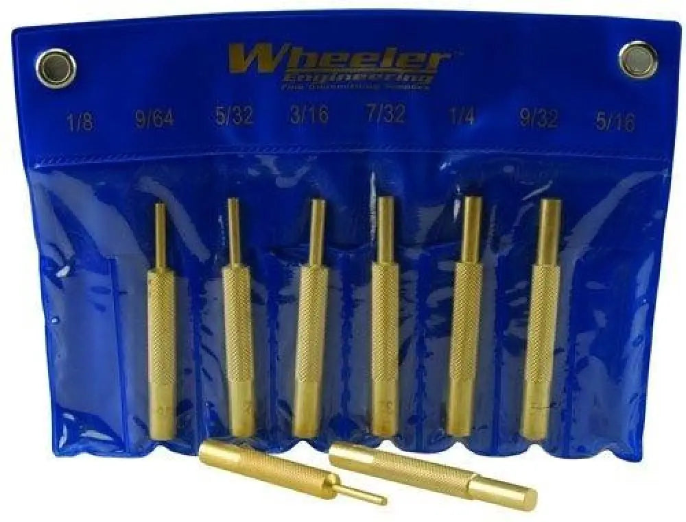 Aob Alignment Leveling & Other Tools|punches Wheeler 8 Piece Brass Punch Set Buy at Faith and Freedom Outdoors
