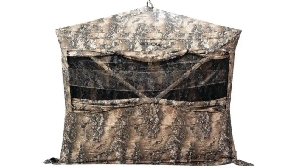 Aob Ground Blinds|hunting Bog Grave Digger Blind 600d 8.4hx59.5lx8.4w - Realtree Buy at Faith and Freedom Outdoors