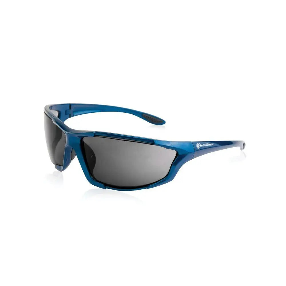 Aob Hunting Eyewear|safety Glasses|shooting Glasses Smith & Wesson Major Full Frame Shooting Blue with Smoke Lens Buy