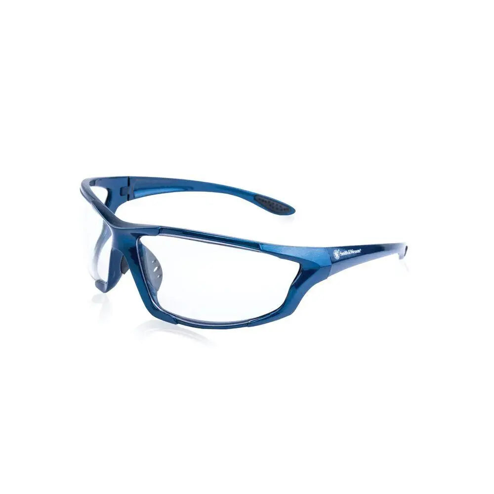 Aob Hunting Eyewear|safety Glasses|shooting Glasses Smith & Wesson Major Full Frame Shooting Blue with Clear Lens Buy