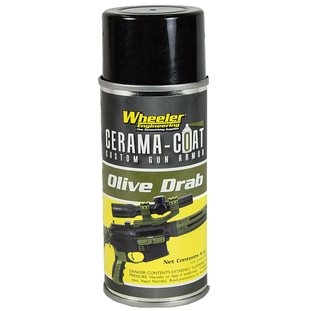 Aob Paint Stain Polish & Finish Wheeler Engineering Cerama-coat Firearm - Olive Drab 2oz. Buy at Faith and Freedom
