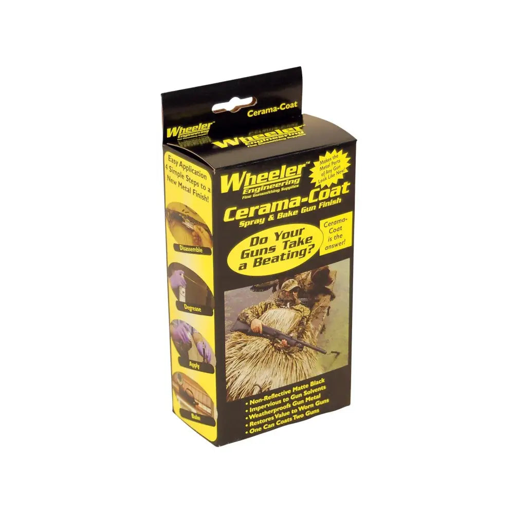 Aob Paint Stain Polish & Finish Wheeler Engineering Cerama-coat Firearm - Black 2oz. Buy at Faith and Freedom Outdoors