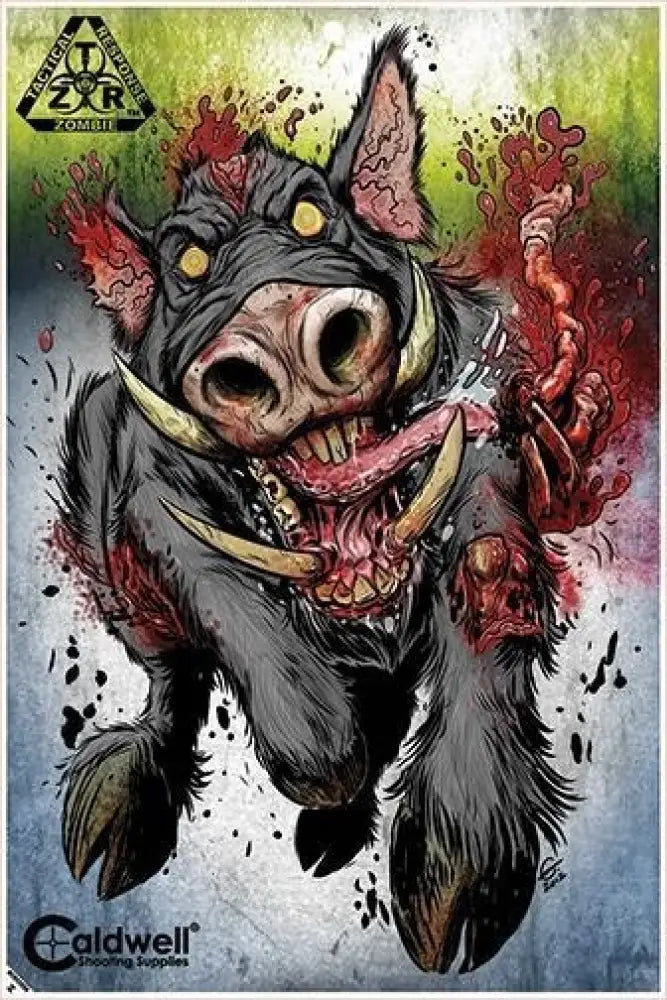 Aob Reactive Targets Caldwell Zombie Tactical Response Flake-off 12’’x18’’ Buy at Faith and Freedom Outdoors