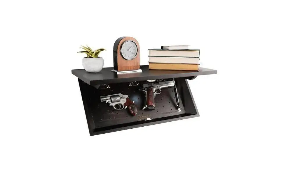 Aob Safe Accessories Lockdown in Plainsight Shelf -walnut Buy at Faith and Freedom Outdoors