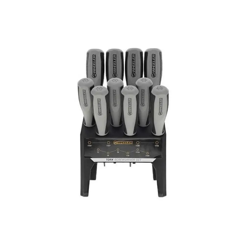 Aob Screwdrivers & Torque Wrenches Wheeler 10 Piece Torx Benchtop Screwdriver Set Buy at Faith and Freedom Outdoors