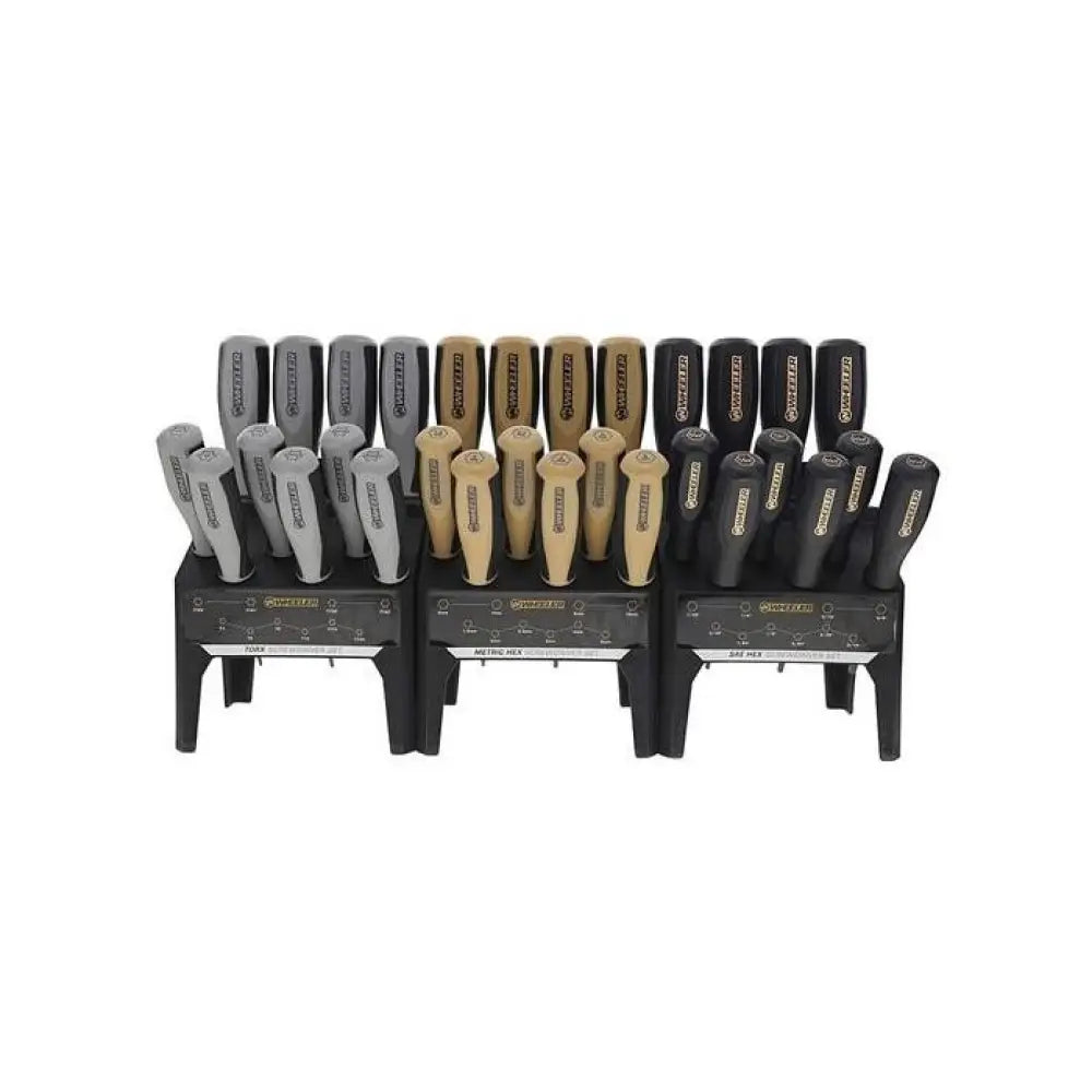 Aob Screwdrivers & Torque Wrenches Wheeler Hex/torx Benchtop Screwdriver Set 30/ct Buy at Faith and Freedom Outdoors