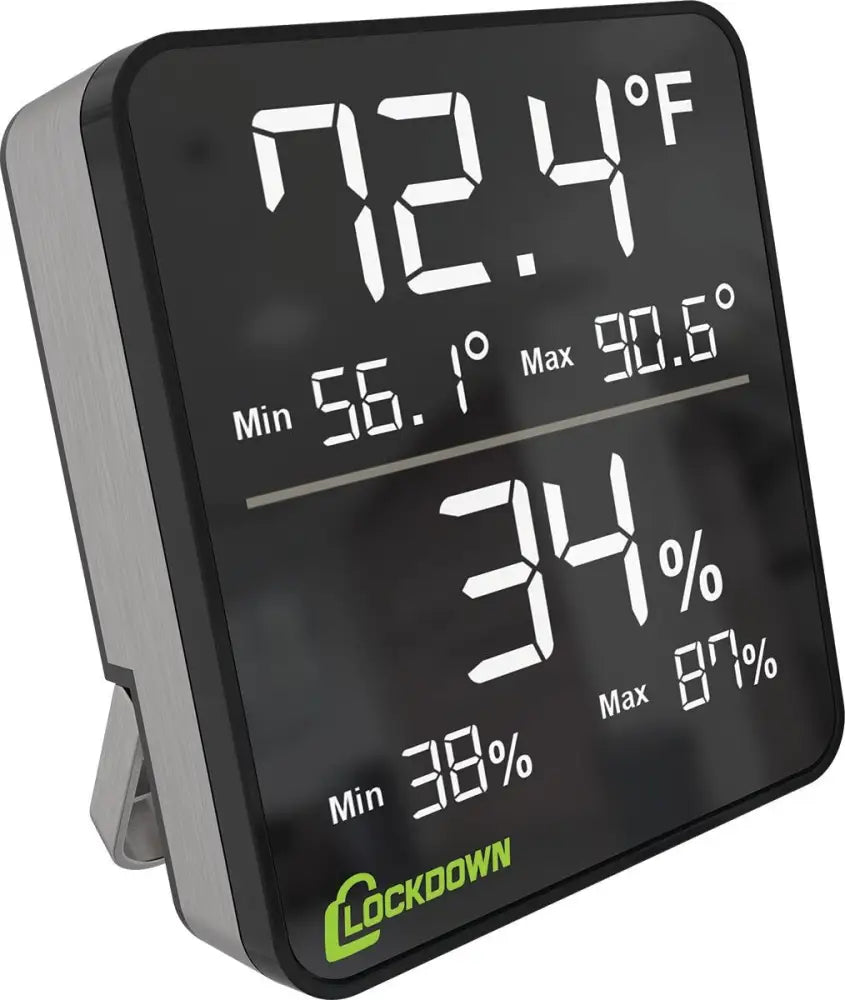 Aob Shooting|safe Accessories Lockdown Digital Hygrometer Buy at Faith and Freedom Outdoors