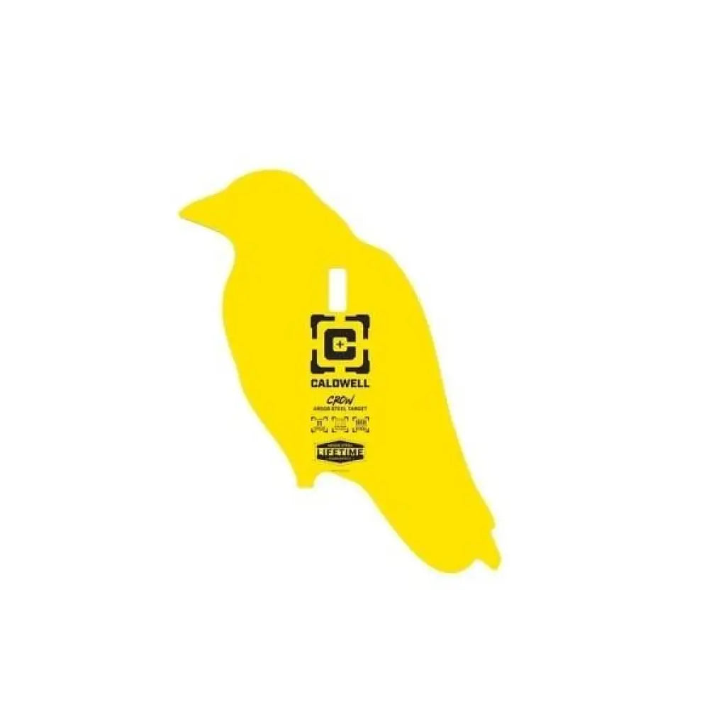 Aob Shooting|steel Targets Caldwell Ar500 Crow Steel Hanging Target Yellow Buy at Faith and Freedom Outdoors