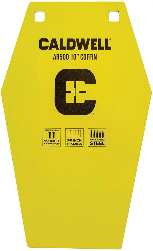 Aob Steel Targets Caldwell Ar500 10’’ Coffin Target Buy at Faith and Freedom Outdoors