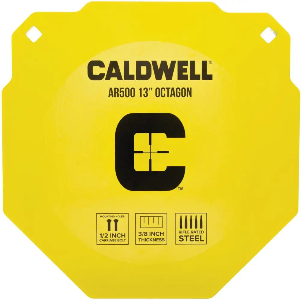 Aob Steel Targets Caldwell Ar500 13’’ Octagon Target Buy at Faith and Freedom Outdoors