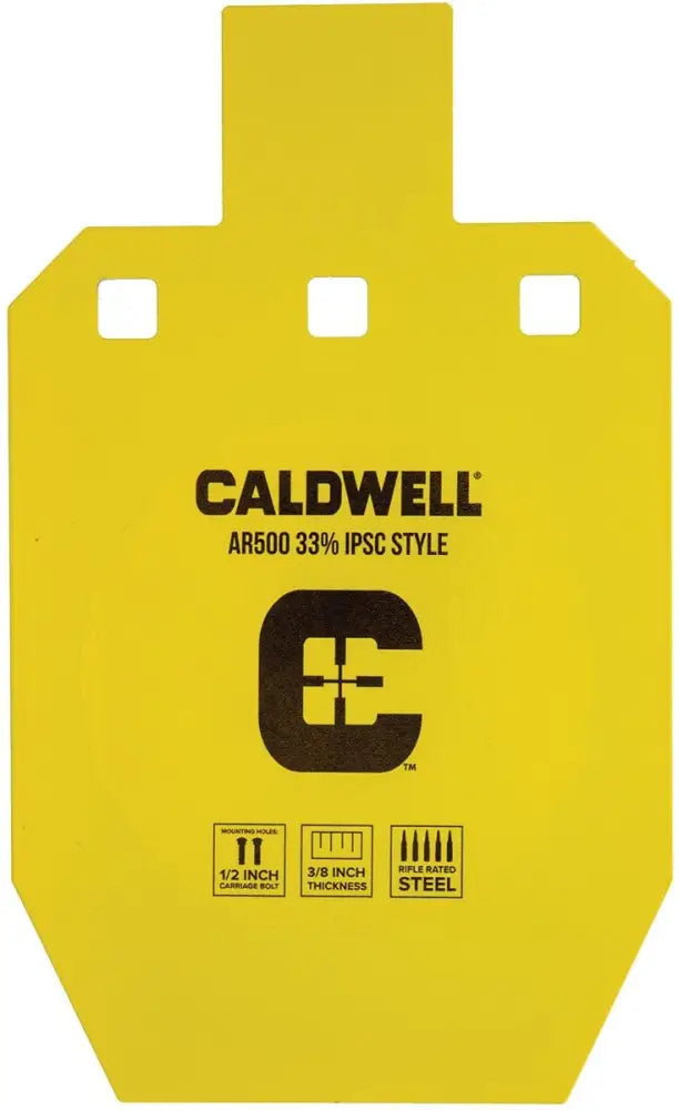 Aob Steel Targets Caldwell Ar500 33% Ipsc Target Buy at Faith and Freedom Outdoors