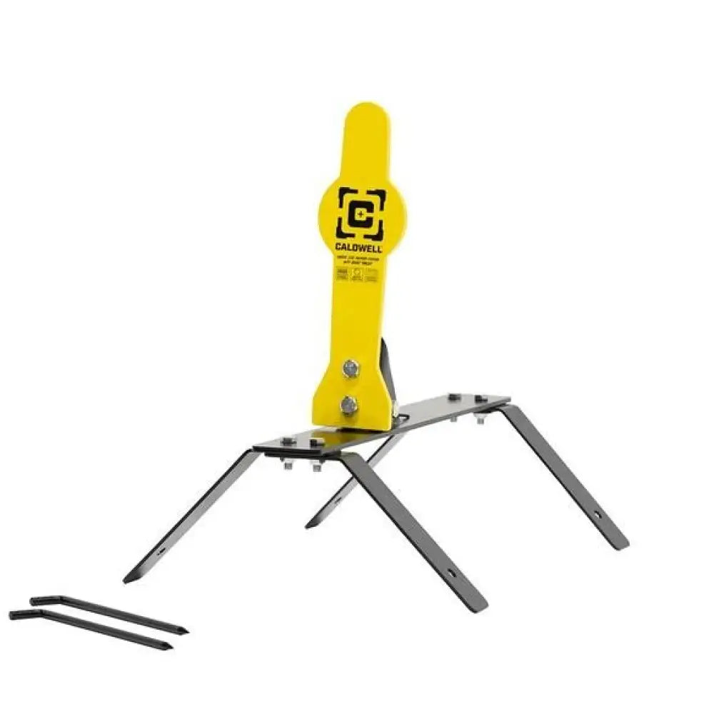 Aob Steel Targets Caldwell Ar500 33% Pepper Popper Auto Reset Target Yellow Buy at Faith and Freedom Outdoors