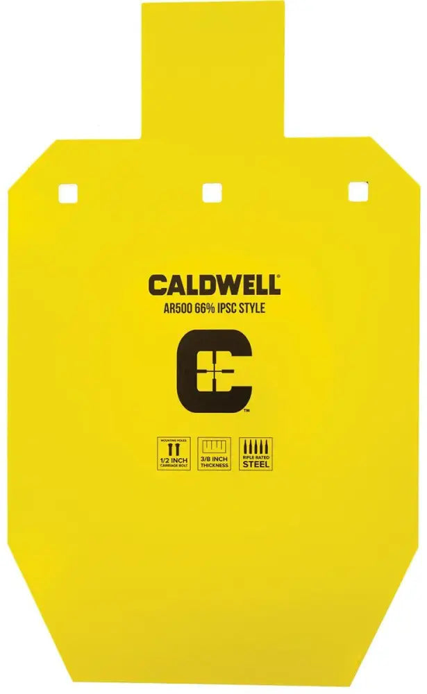 Aob Steel Targets Caldwell Ar500 66% Ipsc Target Buy at Faith and Freedom Outdoors