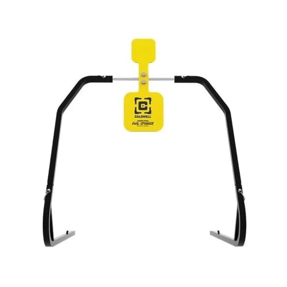Aob Steel Targets Caldwell Ar500 Dual Spinner Target Yellow Buy at Faith and Freedom Outdoors
