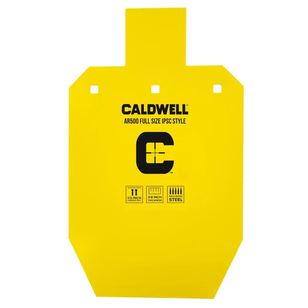 Aob Steel Targets Caldwell Ar500 Full Size Ipsc Target Buy at Faith and Freedom Outdoors
